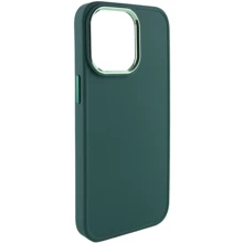 Чехол для iPhone TPU Case Bonbon Metal Style Pine Green for iPhone 14 Pro: Цвет зеленый