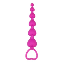 Анальная цепочка Chica Heart Booty Beads - Pink, 291340: Для кого Унисекс