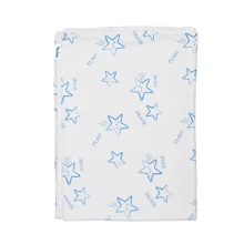 Плед Twins муслиновый Stars blue 110х75 см бело-синий (1410-110/75-04): Тип Плед