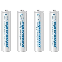 Esperanza AAA 1000mAh NiMH 4шт (EZA102W): Емкость 1000 мАч
