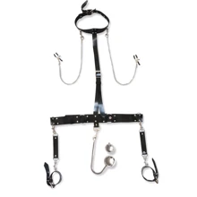 Бондажний набір з металевим анальним гаком №4 Art of Sex Bridget Bondage set with anal hook №4: Виробник Art of Sex