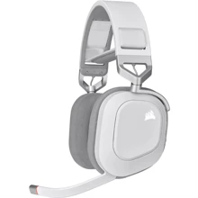 Наушники Corsair HS80 RGB Wireless White (CA-9011236-EU): Тип конструкции полноразмерные
