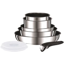 Tefal Ingenio Preference 8 пр. L9409802: Материал корпуса Нержавеющая сталь
