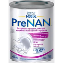 Дитяча суміш Nestle Pre NAN для недоношених та маловагових дітей від народження 400 г (1000219): Тип Суміші молочні