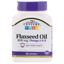21st Century Omega 3-6-9 Flaxseed Oil (1000 mg) 60 Softgels: Тип Лляна олія