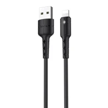 Кабель Hoco USB Cable to Lightning X30 2A 1.2m Black: Тип USB Cable - Lightning