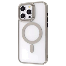 Чехол для iPhone Proove Blur Case with Magnetic Ring Natural Titanium for iPhone 15 Pro: Цвет серый