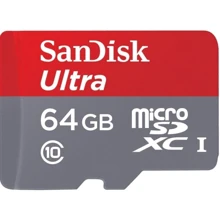 Карта пам'яті SanDisk 64GB microSDXC Class 10 UHS-I Ultra (SDSQUNS-064G-GN3MN): Тип карти microSDXC