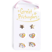 Набор Great Pretenders серьги-гвоздики 3 шт (90608): Тип Сережки