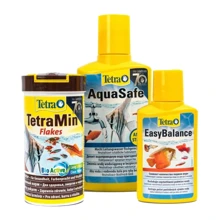 Стартовый набор для аквариума Tetra Aqua Safe 250 мл, TetraMin Flakes 52г/250мл, Tetra EasyBalance 100 мл (2700000020470): Производитель Tetra