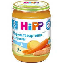 Пюре HIPP Лосось в морковно-картофельном пюре, 190гр (9062300128694): Вид Рыбно-овощное