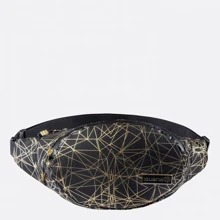 Сумка Iguana Monedero чорна (MONEDERO-BLACK/GOLD PRINT): Стать Унисекс