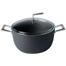 Кастрюля TVS Materia Induction 28 см 7.6 л: Тип Традиционная