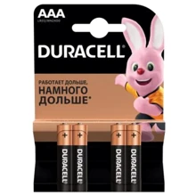 Duracell AAA (LR03) MN2400 4 шт (5000394052543): Производитель Duracell