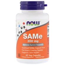 Now Foods SAMe, 200 mg, 60 Veg Capsules (NF0127): Форма выпуска Капсулы