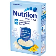 Молочная каша Nutrilon Кукурузно-рисовая 225 г от 4 мес.: Тип Каши молочные