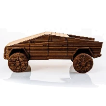 Пазл 3D DaisySign Cyber Truck ALV-005: Вид гонки, машины, мотоциклы