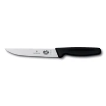 Кухонний ніж Victorinox Carving вузьке з чорною ручкою 15см (5.1803.15): Лезо нержавіюча сталь