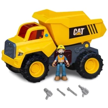 Самоскид із фігуркою Funrise CAT Power Action Crew зі світлом та звуком, 30 см (83201): Виробник Funrise
