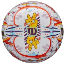 Мяч для игры Wilson GRAFFITI PEACE VB White/Orange OF волейбольный size 5 (WV4006901XBOF): Вид Волейбольные