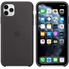 Чехол для iPhone Apple Silicone Case Black (MX002) for iPhone 11 Pro Max Чехол для iPhone Apple Silicone Case Black (MX002) for iPhone 11 Pro Max