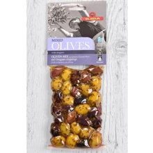 Оливки ILIDA Mixed Green Kalamata with oregano 250 г (WT3257): Вес нетто 250 г