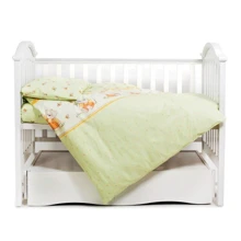 Сменная постель 3 эл. Twins Comfort 3051-C-012, Пушистые медвежата, зеленая: Тип постельный комплект