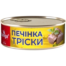 Печень трески Banga Премиум 230 г (4751017401699): Вес нетто 230 г