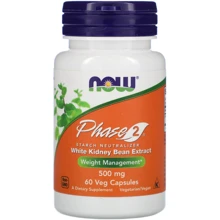 Now Foods Phase 2, Starch Neutralizer, 500 mg, 60 Veg Capsules (NF3020): Производитель NOW Foods