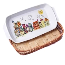 Форма Kamille 1.5 л 36х19 см (KM-6304): Крышка Нет