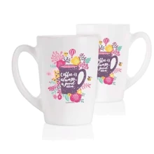 Набір чашок Luminarc New Morning Coffe Is Always A Good Idea 2х320 мл (P5148): Тип набір чашок