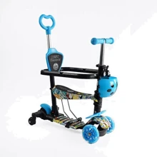 Самокат 5в1 Best Scooter (LS-77410): Количество колес 3