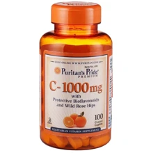 Puritan's Pride Vitamin C-1000 mg with Bioflavonoids & Rose Hips 100 caps: Тип вітамін C