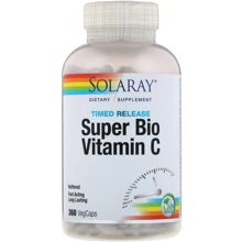 Solaray, Super Bio Vitamin C, Timed Release, 360 VegCaps (SOR-04462): Тип вітамін C