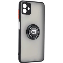 Чехол для телефонов ArmorStandart Frosted Matte Ring Black for Samsung A045 Galaxy A04 (ARM68342): Совместимость Samsung A045 Galaxy A04