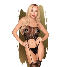 Бодистокинг с чулками Penthouse SEX DEALER (черный, S-L): Для кого Для женщин