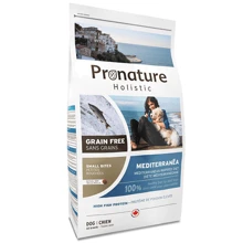 Беззерновой корм Pronature Holistic Mediterranea Small Bites для собак мини и малых пород с лососем и вялеными томатами 2 кг: Тип Сухой корм