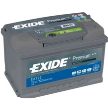 Автомобільний акумулятор EXIDE 6СТ-72 АзЕ PREMIUM EA722: Ємність, Ач 72