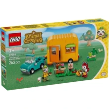Конструктор LEGO Animal Crossing Садова лавка та караван, що належать Leif 263 деталі (77054): Серія Animal Crossing