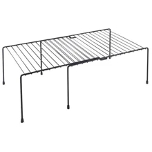 Полка раздвижная Metaltex черная 33/57х24х15 см покрытие Touch-Therm Adapto Lava (361300): Тип Полка