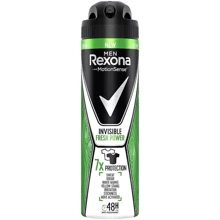 Rexona Men Invisible Fresh Power 7хprotection Антиперспирант-спрей 150 ml: Назначение Ароматизация, От запаха