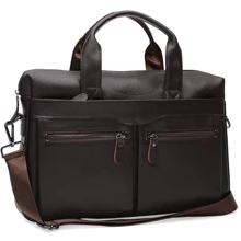 Мужская сумка мессенджер Borsa Leather коричневая (K18612-brown): Пол Мужской