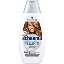 Schwarzkopf Schauma Shampoo Anti-Dandruff x3 Almond Milk 400 ml Шампунь Против перхоти с Миндальным молочком: Пол Для женщин