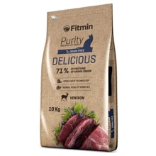Корм для требовательных взрослых кошек Fitmin cat Purity Delicious из тщательно подобранных ингредиентов (дичь) 10 кг (ф3470): Тип Сухой корм
