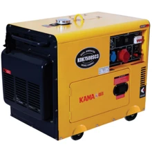 Генератор дизельний KAMA KDK7500SC3, трифазний 230/400V, 50Hz, 6.9KVA: Тип електростанції дизельний