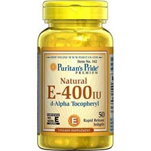 Puritan's Pride Vitamin E-400 iu 100% Natural-50 Softgels: Тип вітамін E