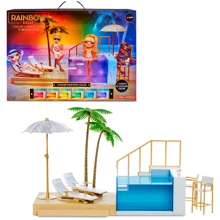 Игровой набор MGA для кукол Rainbow High серии Pacific Coast - Вечеринка у бассейна (578475): Производитель Rainbow High