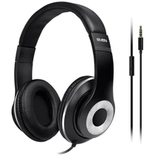 Наушники SVEN AP-930M Black/Silver: Тип конструкции полноразмерные