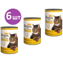 Влажный корм для кошек Regis с птицей 6х415 г (4820261720044): Тип Влажный корм