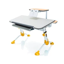 Стол Mealux Orion Yellow с полкой (арт.BD-107 Y+полка BD-S50) - столешница береза / цвет пластика оранжевый: Тип Парта